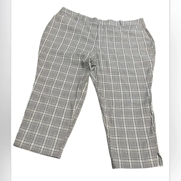 Women's High-Rise Ankle Tapered Pants - Ava & Viv Size 26 NWT Comfort Waist - Picture 3 of 11